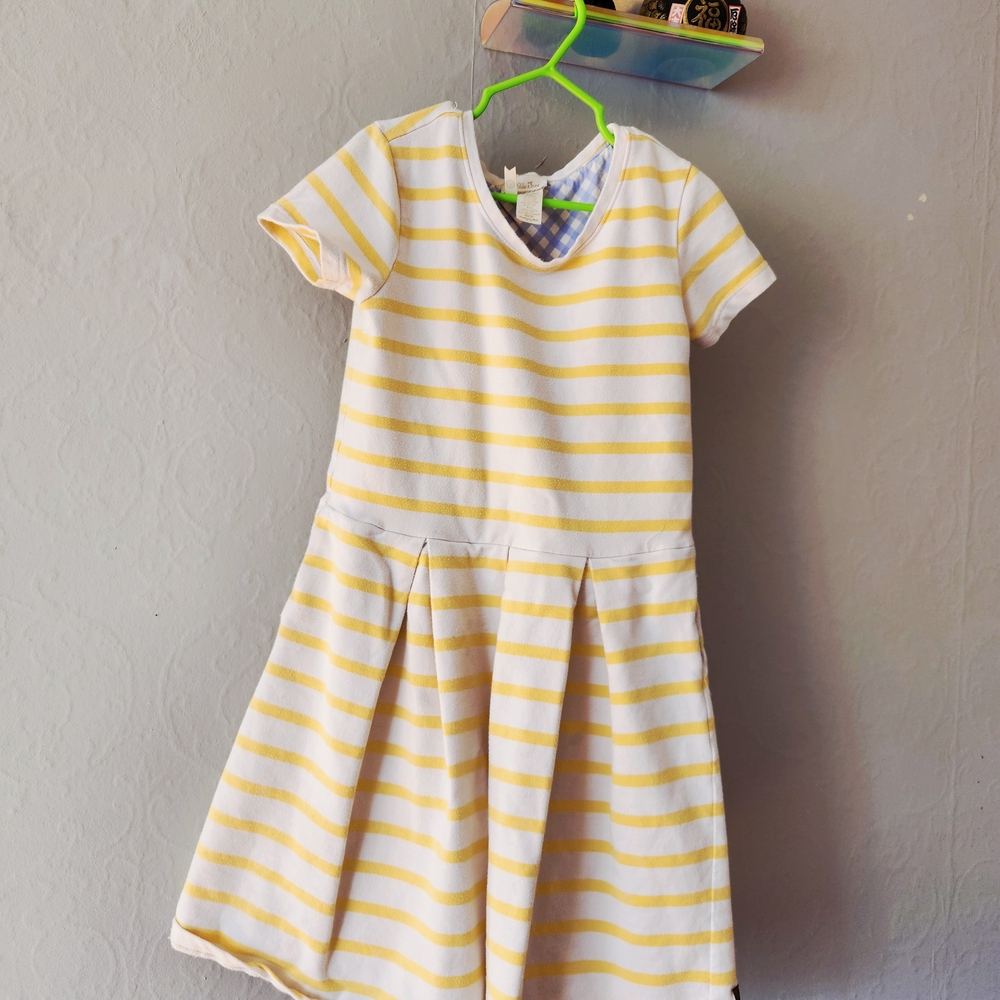 Matilda Jane 12yr Yellow and White Striped Dress